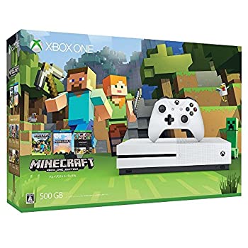 【中古】【非常に良い】Xbox One S 500GB Ultra HD ブルーレイ対応プレイヤー Minecraft 同梱版 (ZQ9-00068)