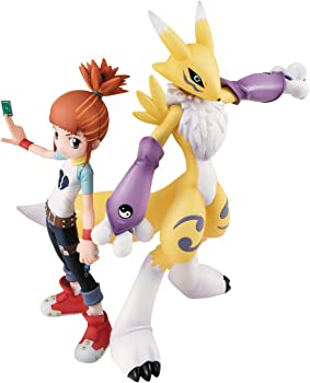【中古】(未使用・未開封品)Megahouse デジモンテイマーズGEMシリーズ レナモン＆留姫 PVCフィギュア