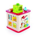 【中古】(未使用・未開封品)Hape Kids Pepe & Friends Wooden Activity Cube and Centre