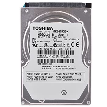 【中古】Toshiba mk6475gsx 640?GB 5.4インチK RPM 2.5?
