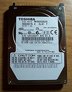 š(̤ѡ̤)Toshiba 80 Gigabyte Pata Mobile Storage 5400 Rpm 8Mb Cache Bare Drive Rohs [¹͢]