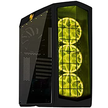 【中古】SilverStone PRIMERAシリーズ ゲーミングPCケース RGB LEDコントロール搭載 ブラック SST-PM01..