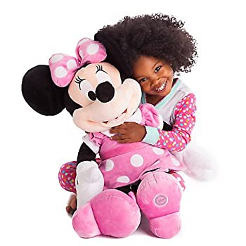 【中古】(未使用 未開封品)ミニーマウス ぬいぐるみ 大きい ラージサイズ 68.5cm ピンク ディズニー キャラクター おもちゃ 人形 並行輸入品