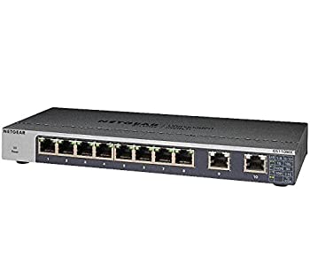【中古】【非常に良い】NETGEAR アンマネージ スイッチングハブ 8ポート+10G (2ポート) 卓上型コンパクト ギガビット 静音ファンレス 省電力設計 法人向け GS110MX 【中古】【非常に良い】NETGEAR アンマネージ スイッチングハブ 8ポート+10G (2ポート) 卓上型コンパクト ギガビット 静音ファンレス 省電力設計 法人向け GS110MX
