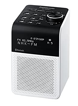 【中古】パナソニック FM/AM 2バンドラジオ RF-200BT-W