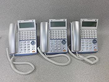 【中古】TD720(W) 3台セット サクサ PLATIA 18ボタン標準電話機(白)