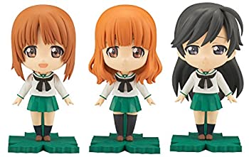 【中古】(未使用・未開封品)ぷちゅあらいず ガールズ&パンツァー みほ・沙織・華セット 色分け済みプラモデル