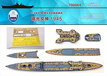 【中古】1/700 英海軍軽巡 オーロラ 1945用木製甲板