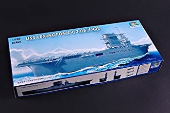 【中古】(未使用・未開封品)トランペッター 1/700 米国海軍 航空母艦 CV-2 レキシントン 1942(並行輸入品)