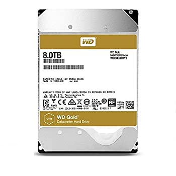 【中古】【国内正規代理店品】WD HDD 内蔵ハードディスク 3.5インチ 8TB WD Gold WD8003FRYZ SATA3.0 7200rpm 256MB