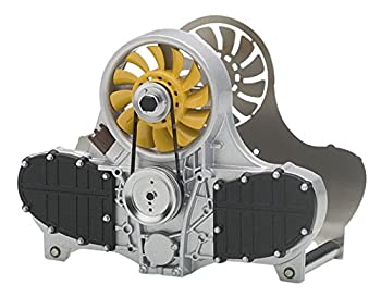 【中古】【非常に良い】AUTOartDESIGN 空冷エンジン・レターホルダー イエロー 完成品