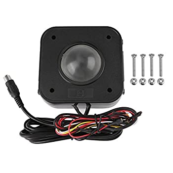【中古】トラックボールマウス 照明付き 4.5cm 円形 LED PS/2 PCBコネクタ アーケード用