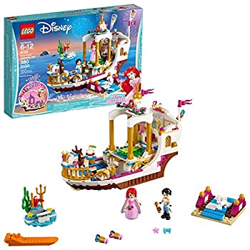 【中古】【非常に良い】LEGO ディズニー プリンセス アリエル ロイヤル セレブレーション ボート 41153 子供用おもちゃ 組み立てセット (380ピース)