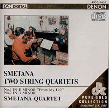 【中古】【非常に良い】String Quartets No.1, 2: Smetana Q. [CD]