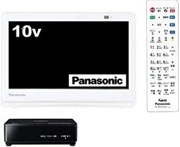 【中古】パナソニック 10V型 液晶 テレビ プライベート・ビエラ UN-10CE8-W 2018年モデル