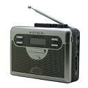 【中古】WINTECH ラジオ付テープレコーダー(FMワイド対応) シルバー オートリバース PCT-11R2