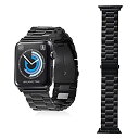 【中古】(未使用・未開封品)エレコム Apple Watch バンド 42mm ステンレス バンド調整工具付き ブラック AW-42BDSS3BK