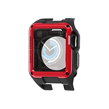 【中古】エレコム Apple Watch ケース 42mm ZEROSHOCK レッド AW-42ZERORD