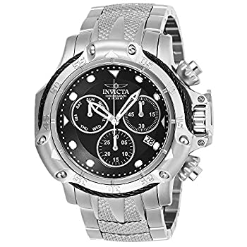 【中古】[インビクタ] 腕時計 Subaqua55.45mmステンレススチールブラック+ステンレススチールブラックダイヤルZ60クォーツ 26720 メンズ 正規輸入品 シル