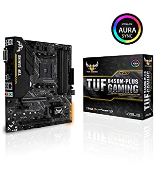 【中古】ASUS TUF B450M-PLUS GAMING motherboard Socket AM4 Micro ATX AMD B450