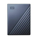 【中古】WD ポータブルHDD 4TB USB Type-C ブルー My Passport Ultra 暗号化 パスワード保護 外付けハードディスク / WD...