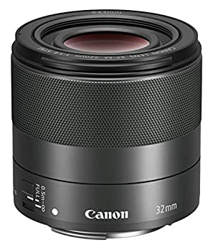 yÁzCanon Lm Pœ_Y EF-M32mm F1.4 STM ~[XΉ ubN S56.5mm EF-M3214STM