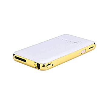 【中古】(未使用・未開封品)RAMASU（RAMASU） mitemi スマートプロジェクター RAーP150 （ホワイト×ゴールド/FF/Men''s、Lady''s、Jr）