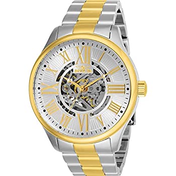 šInvicta Men's 27557 Objet D Art Automatic 3 Hand Silver Dial Watch