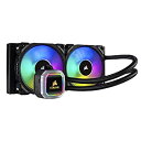 【中古】Corsair H100i RGB Platinum 水冷一体型 CPUクーラー Intel/AMD両対応 FN1248 CW-9060039-WW 12 x 3 cm