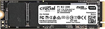 【中古】【非常に良い】Crucial SSD M.2 1000GB P1シリーズ Type2280 PCIe3.0x4 NVMe 正規代理店保証品 CT1000P1SSD8JP