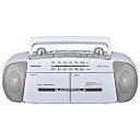 【中古】(未使用 未開封品)AM/FM ステレオダブルラジオカセットレコーダー 07-8388