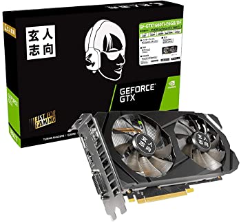 【中古】【非常に良い】玄人志向 NVIDIA GeForce GTX 1660Ti 搭載 グラフィックボード 6GB デュアルファンモデル GF-GTX1660Ti-E6GB/DF