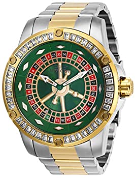 【中古】(未使用・未開封品)Invicta Men's 28716 Specialty Automatic 3 Hand Black Red Green Gold Dial Watch