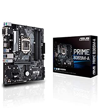 【中古】(未使用・未開封品)ASUS Prime B365M-A LGA 1151(H4スロット)Micro ATXマザーボード(DDR4-SDRAM、DIMM、2133、2400、2666 MHz、デュアル、64 GB、Intel)