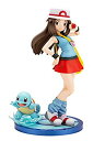 【中古】【非常に良い】ARTFX J 『ポケットモンスター』シリーズ リーフ with ゼニガメ 1/8スケール PVC製 塗装済み完成品フィギュア(3)
