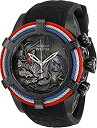 【中古】(未使用・未開封品)Invicta Men's Bolt Black Silicone Band Steel Case Quartz Analog Wa...