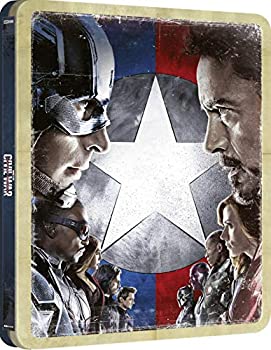 【中古】シビル・ウォー/キャプテン・アメリカ 4K Ultra HD+ブルーレイ 数量限定スチールブック仕様 [リージョンフリー 日本語収録(4Kのみ)](輸入版)