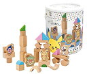 【中古】(未使用・未開封品)monpoke はじめてがいっぱい! バケットつみき mp-01