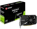 【中古】【非常に良い】MSI GeForce GTX 1650 SUPER AERO ITX OC グラフィックスボード VD7130