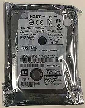 【中古】HGST 日立 Travelstar Z5K500 2.5inch HDD 320GB SATA 7mm厚 5400回転 HTS545032