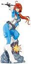【中古】(未使用・未開封品)G.I. JOE美少女 G.I.JOE スカーレット スカイブルー 限定版 1/7スケール PVC製塗装済み完成品 フィギュア