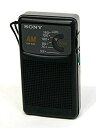 【中古】【非常に良い】SONY ソニー ICR-S30 ブラック AMハンディポータブルラジオ