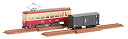 【中古】(未使用・未開封品)トミーテック 鉄道コレクション 鉄コレ ナローゲージ80 猫屋線直通用路面電車 (全金車) + 貨車セット ジオラマ用品 (メーカー初回受注限定生産)(3)