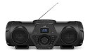 JVC RV-NB250BT XXシリーズ BluetoothR搭載オールインワンCDシステム ツインウーファー・ハイパワーアンプ搭載 重低音サウンド ブラック