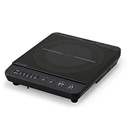 【中古】アイリスオーヤマ IHコンロ 1000W 卓上 デザイン IHK-T38-B ブラック