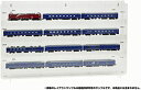 【中古】(未使用・未開封品)箱庭技研 WMDS-LR-HO-4-070 鉄道模型HOゲージ用組立式壁掛けディスプレイケースLタイプ 4段x奥行70mm(HOゲージ12両展示可能)W880xD75xH550