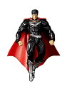 【中古】海洋堂(KAIYODO) AMAZING YAMAGUCHI Superman アメイジング ヤマグチ 027EX スーパーマン オリジナルカラー ブラックVer. 約175mm ABS PVC製