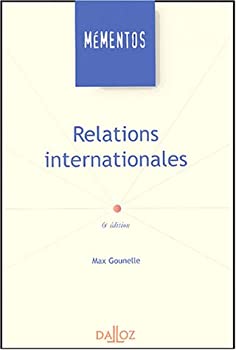 【中古】Relations internationales