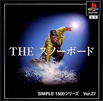 【中古】(未使用・未開封品)SIMPLE1500シリーズ Vol.27 THE スノーボード 【中古】(未使用・未開封品)SIMPLE1500シリーズ Vol.27 THE スノーボード