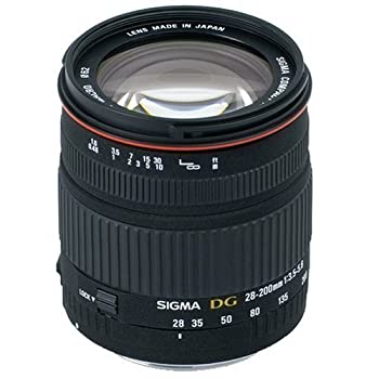 【中古】【非常に良い】シグマ 28-200mm F3.5-5.6 DG MACRO ニコン用 (ニコンD40/x、D60、D5000、D3000ではAF使用不可)